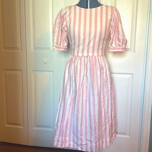 Vintage Pink Nautical Dress